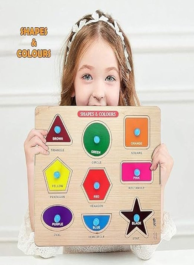 RPC99 Baby Wooden Learning Educational ABCD Board for Kids,(Pack of 4) Activity Toys for Toddlers & Preschoolers | Puzzle Toys for 2 Years Old Boys & Girls (Alphabets, Numbers & Shapes) - Image 5